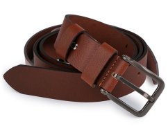 Pánský kožený pásek z buvolí kůže šíře 4 cm