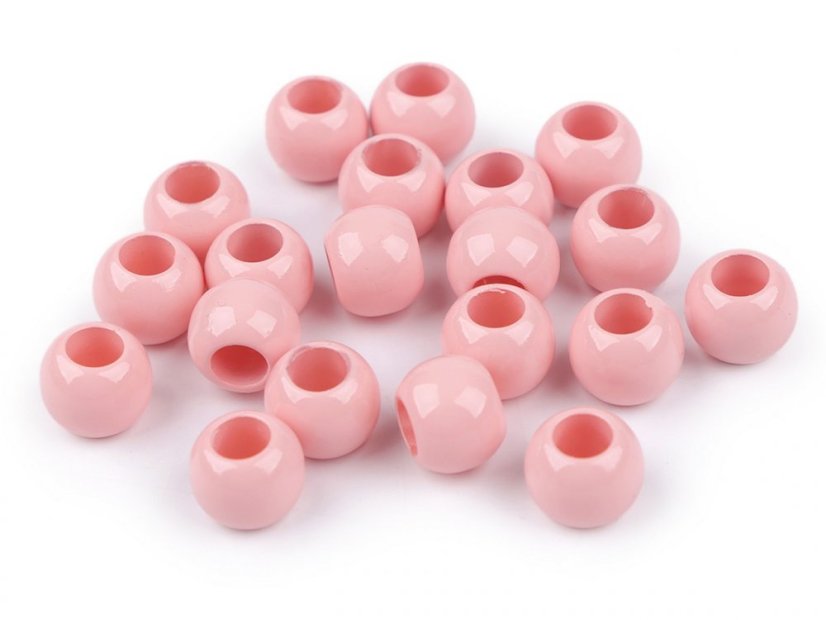 Plastové korálky Ø14 mm