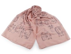 Letní šátek / šála kočky 70x180 cm