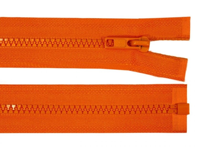 Kostěný zip šíře 5 mm délka 60 cm bundový