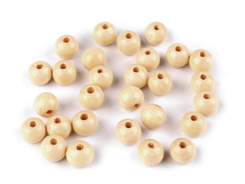 Dřevěné korálky Ø10 mm