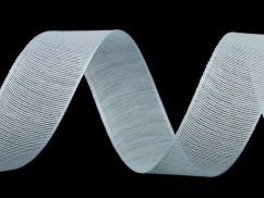 Plátnová stuha s vlascem šíře 25 mm