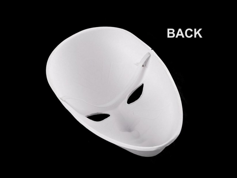 Karnevalová maska - škraboška k domalování benátská