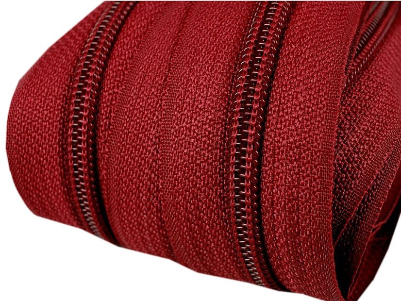 Zip spirálový 5 mm metráž pro jezdce typu POL