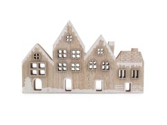 Dekorace celodřevěné domečky