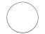 Kovový kruh na lapač snů / k dekorování Ø30 cm