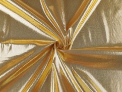 Strečový úplet s metalickým efektem