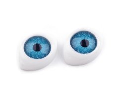 Oči nalepovací 12x17mm výška 6mm