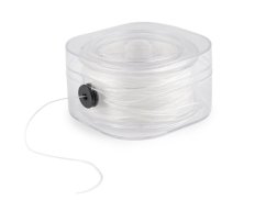 Pruženka / gumička plochá šíře 0,8 mm krabička s odvíjením