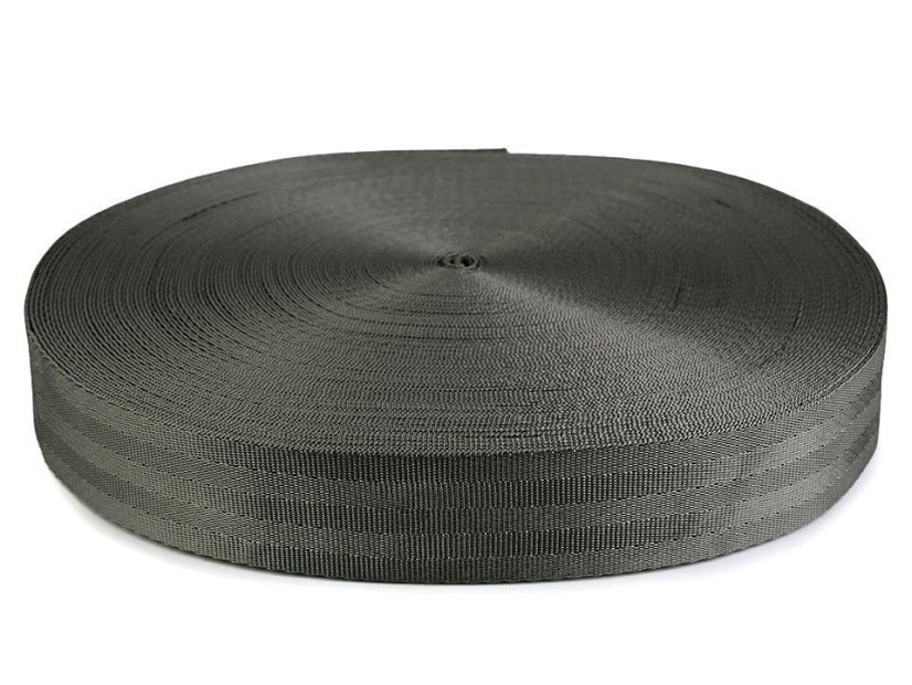 Hladký popruh s leskem šíře 38 mm