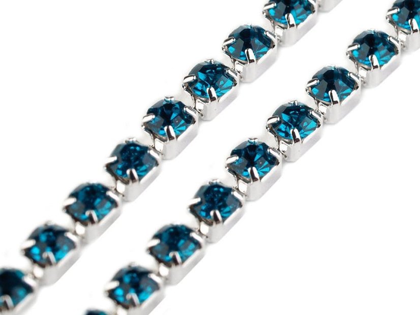 Štrasový prýmek / borta šíře 2,4 mm