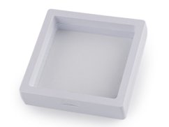 Rámeček / krabička s průhlednou fólií k originálnímu dárkovému balení 9x9 cm