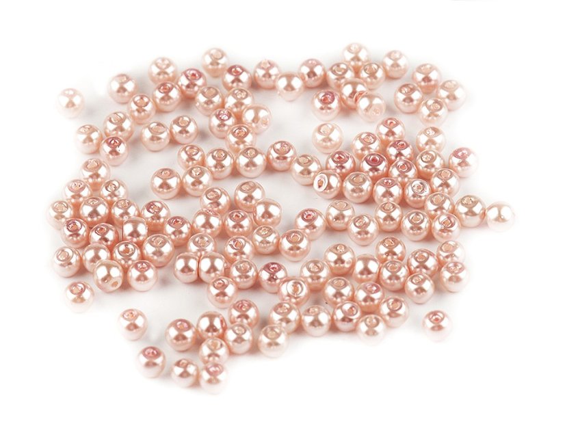 Skleněné voskové perly Ø4 mm