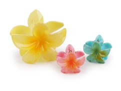 Skřipec do vlasů květ sada 2+1 ks