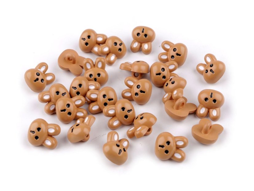 Knoflík dětský zajíc, medvěd, panda