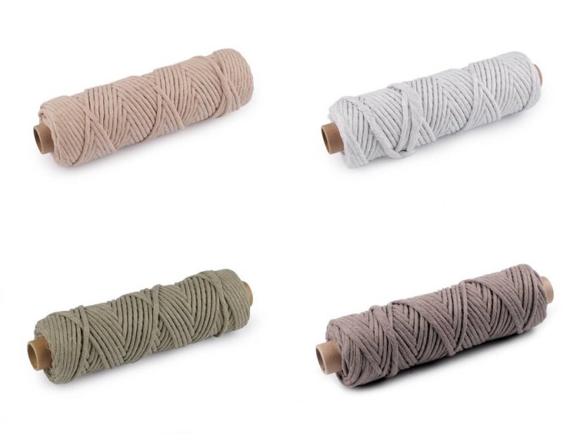 Bavlněná šňůra macrame Ø3 mm