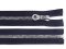 Kostěný zip šíře 8 mm délka 80 cm
