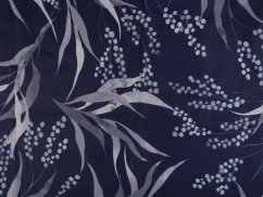 Bavlněná látka / plátno listy / rostliny šíře 220 cm
