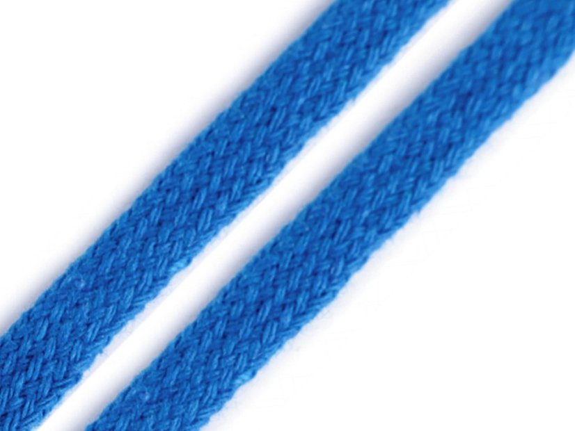 Šňůra plochá / dutinka šíře 10 mm