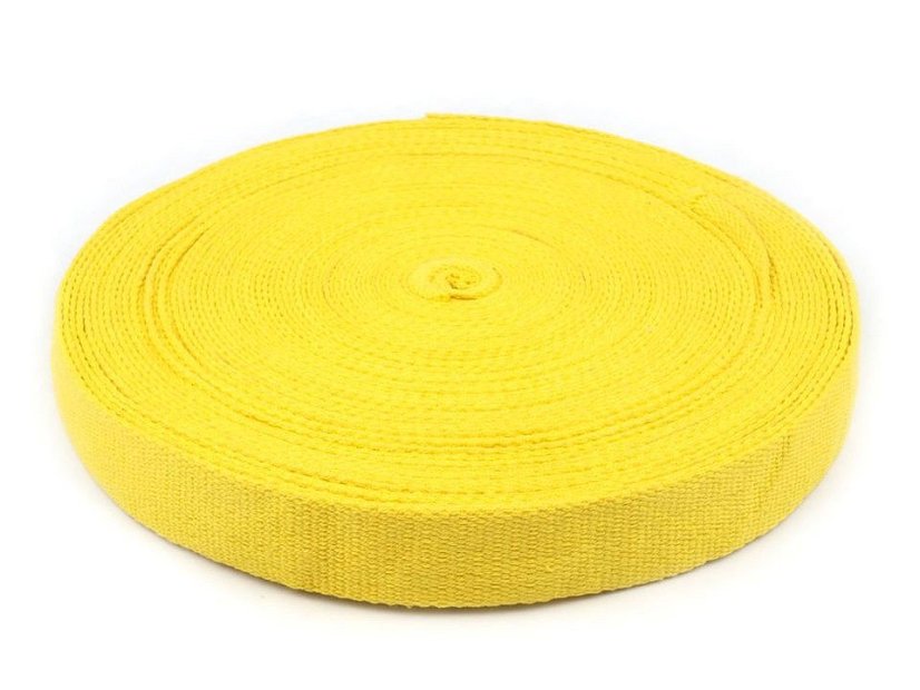 Bavlněný popruh šíře 30 mm barevný