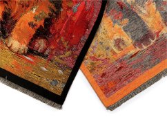 Šátek / šála / pléd s třásněmi 65x190 cm