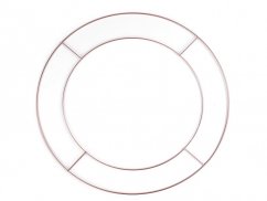 Dvojitý kovový kruh na lapač snů / k dekorování Ø40 cm