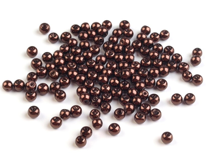 Skleněné voskové perly Ø4 mm