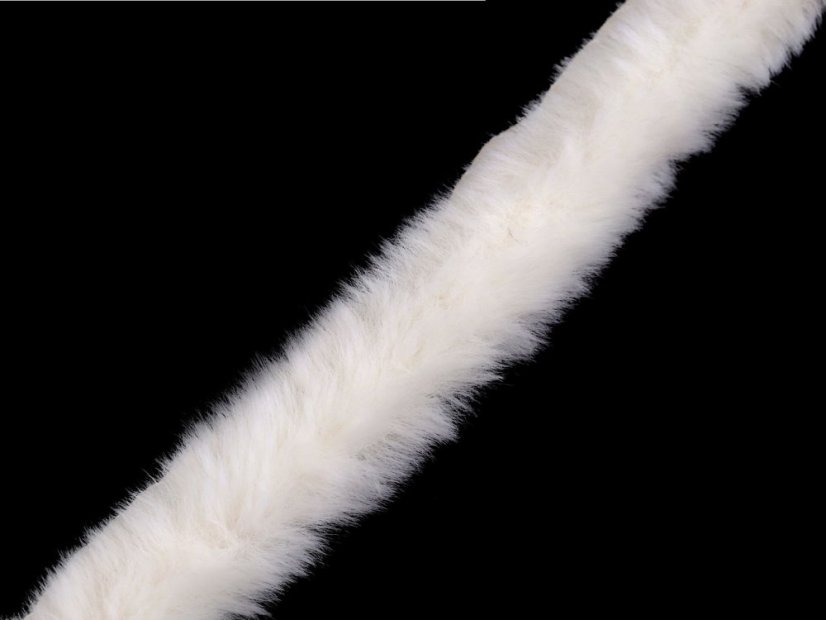Všívací oděvní / dekorační kožešina šíře 1,5 cm