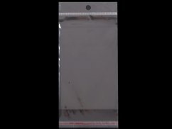 PP sáček s lepicí klopou a závěsem 15x25,5 cm