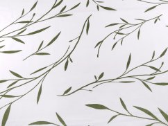 Bavlněná látka / plátno listy