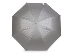 Dámský vystřelovací deštník béžový lem