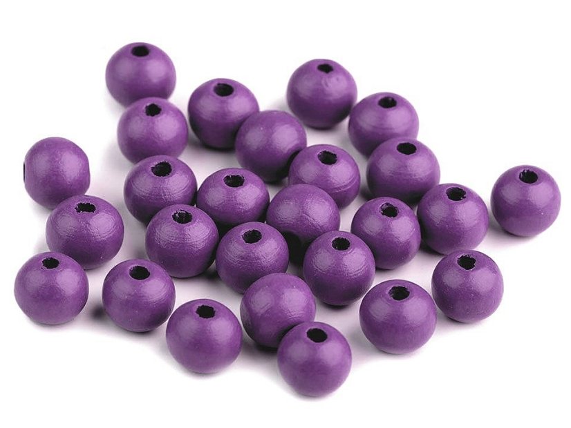 Dřevěné korálky Ø10 mm