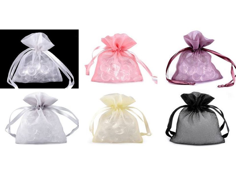 Dárkový pytlík 10x12,5 cm organza shine
