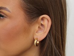 Náušnice z nerezové oceli kruhy