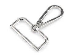 Karabina kovová otočná, průvlek 38 mm