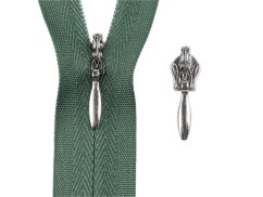 Jezdec ke spirálovým skrytým zipům No 3