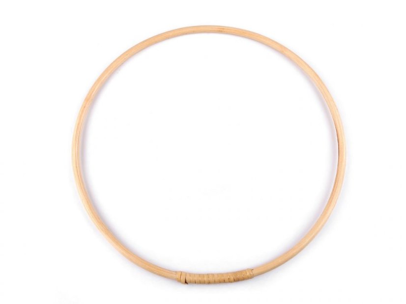 Bambusový kruh na lapač snů / k dekorování Ø30 cm