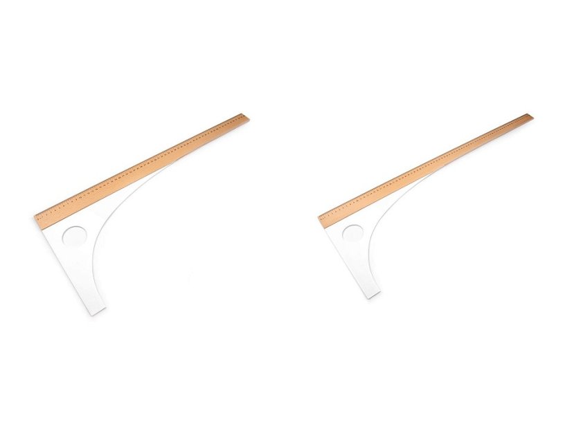 Krejčovský příložník délka 60 cm, 80 cm
