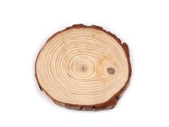 Přírodní dřevěné kolečko / podložka k domalování a dotvoření Ø16 cm