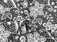 Bavlněná látka / plátno krajka