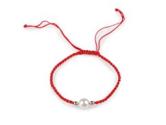 Náramek shamballa s perlou