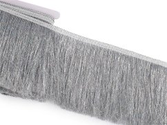 Třásně metalické husté šíře 15 cm