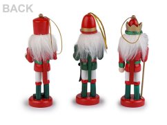 Vánoční dřevěný vojáček / louskáček mix