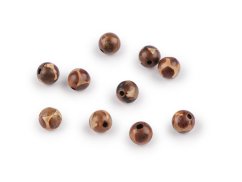 Achát Dzi syntetický, minerální korálky Ø6 mm