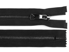 Kovový zip No 5 délka 25 cm s ozdobným jezdcem