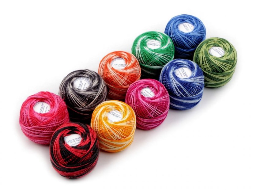 Bavlněná příze ombré 10 g