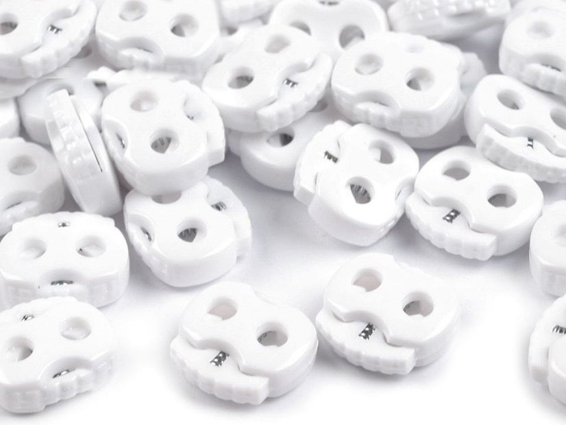 Brzdičky s dvěmi dírkami 15x15 mm malé