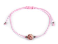 Náramek shamballa s imitací minerálu