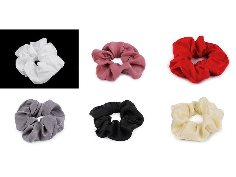 Gumička scrunchie do vlasů