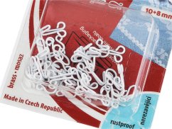 Háčky a očka velikost 10+8 mm